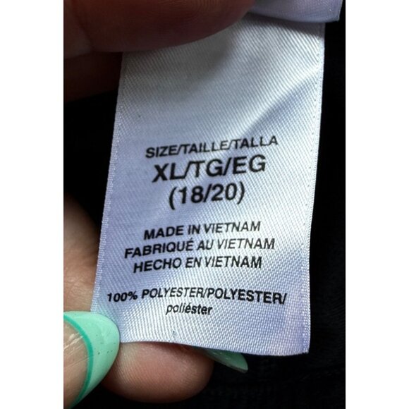 Adidas Youth XL 18/20 Black Athletic Shorts With White Stripes - Picture 16 of 16